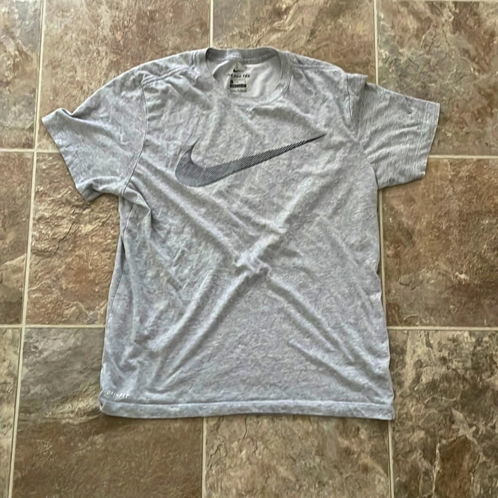 Grey Nike Dry-Fit Tee